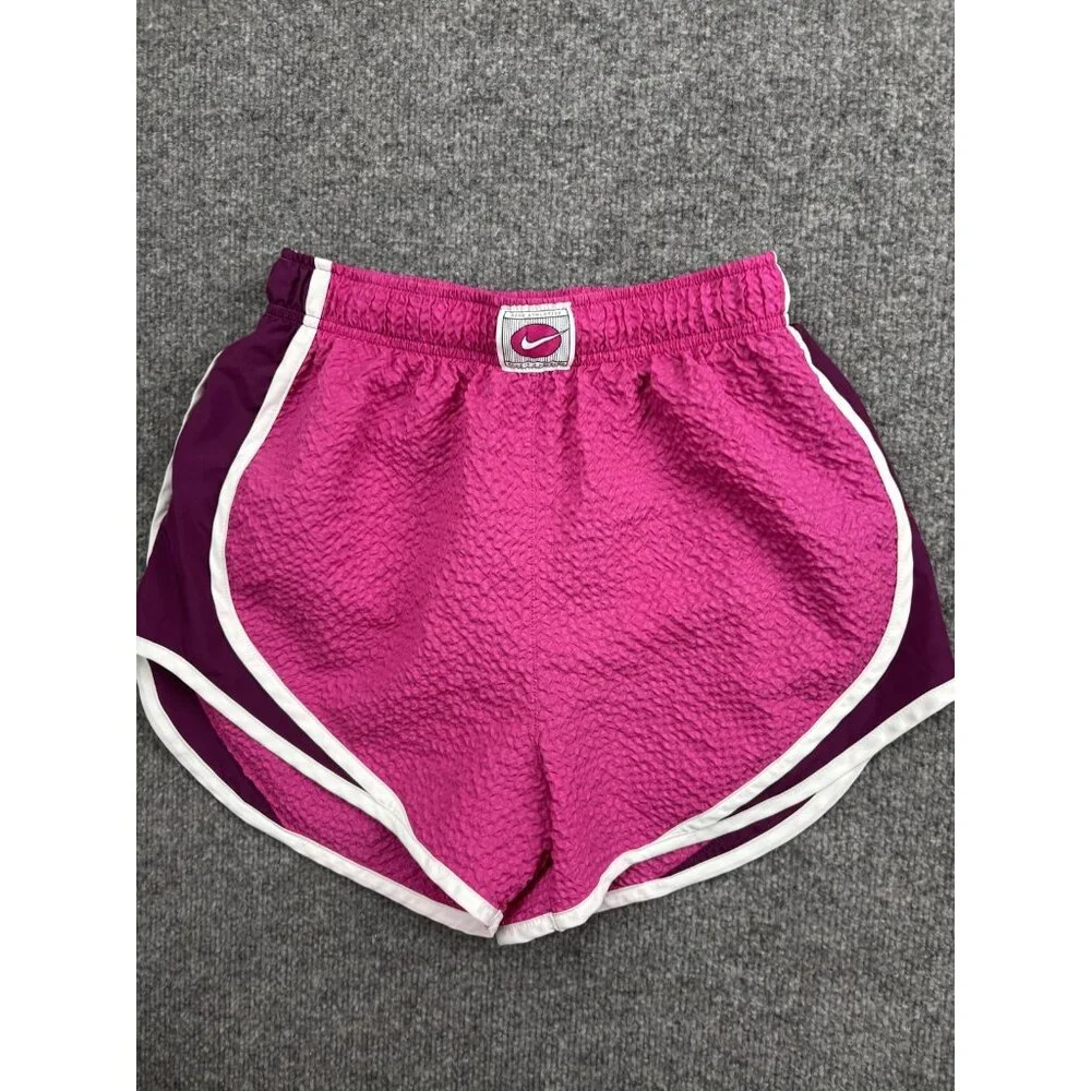 Nike Shorts Womens Small Pink Running 3 Inseam Lined Athletic Colorblock